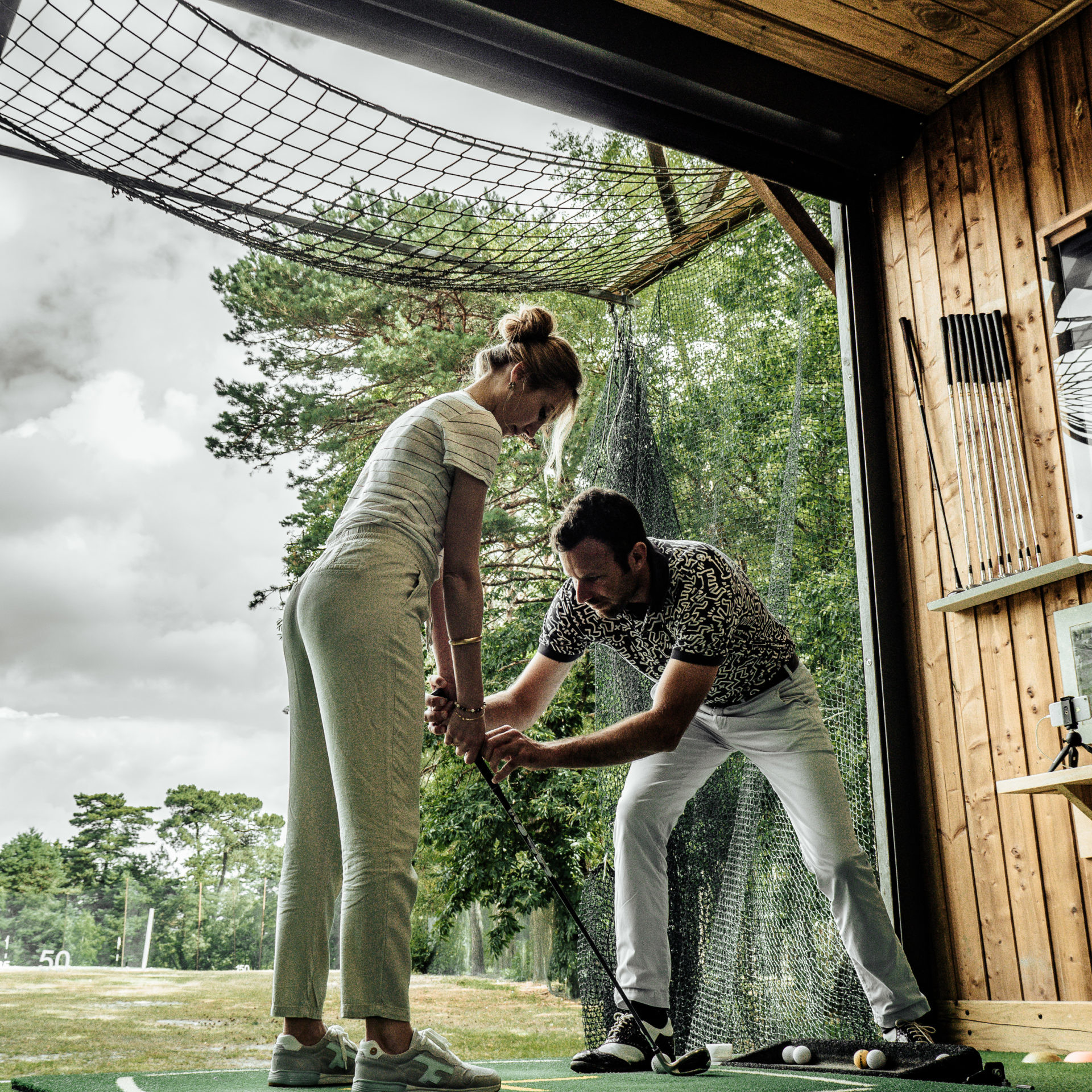 Cours de Golf individuel avec débutant au Golf Club de Nantes Vigneux | Matthieu Billaud Professeur de Golf