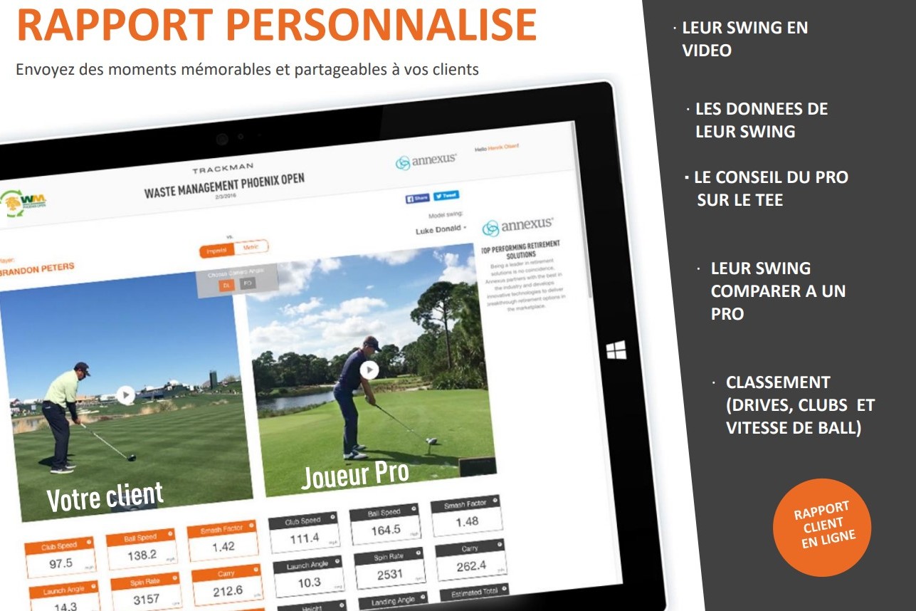 Evènement Entreprise Golf Trackman Golf Club de Nantes | Matthieu Billaud Professeur de Golf