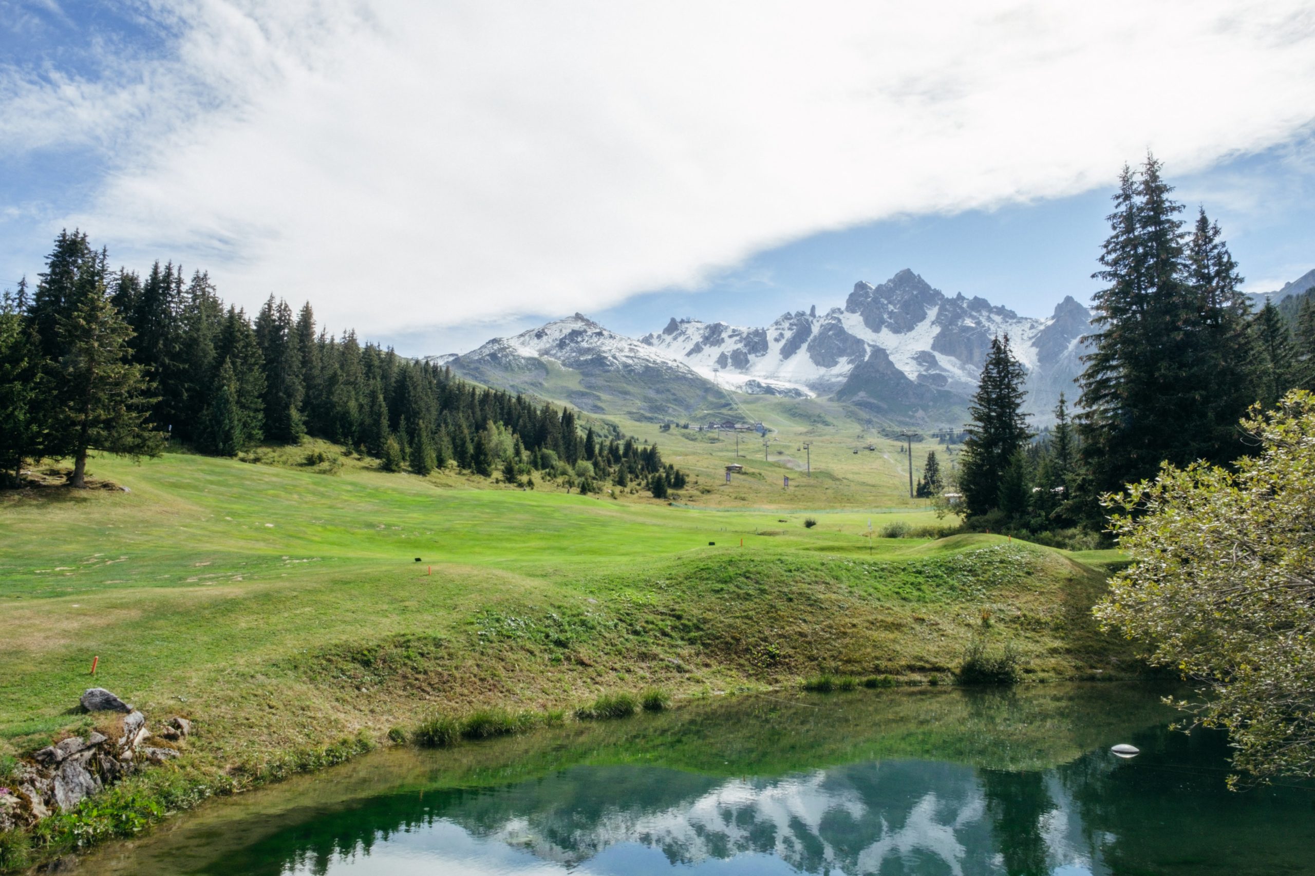 Trou n°6 au golf club de Courchevel | Matthieu Billaud Professeur de golf